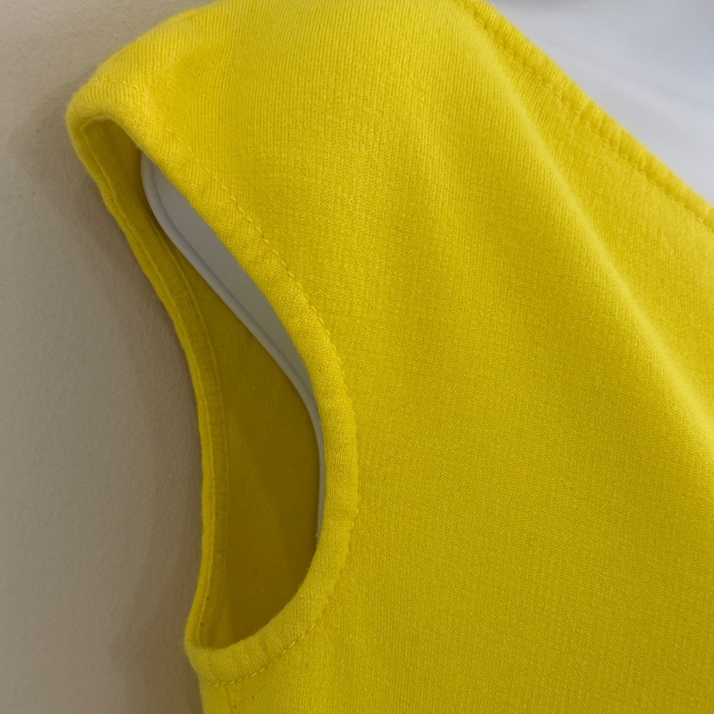 St. John Bright Yellow Asymmetrical Dress - Picture 5 of 15